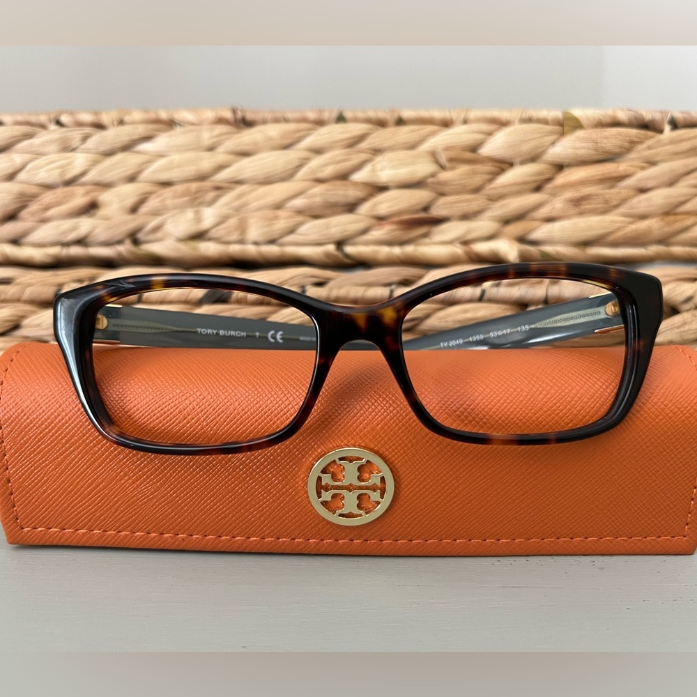 Tory Burch Eyeglass Frames with Case - Never used